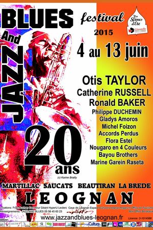 20ème JAZZ AND BLUES FESTIVAL LEOGAN Avec Ronald Baker Quintet + Catherine Russell quintet