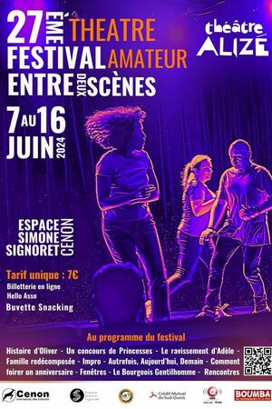 27ème festival Entre Deux Scènes du Théâtre Alizé