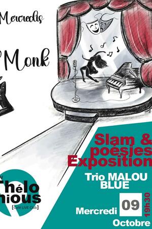 Le Funky mercredi de Mademoiselle Monk ! invite TRIO MALOU BLUE