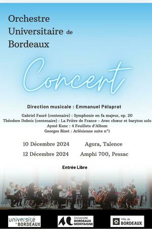 Concert de l'Orchestre Universitaire de Bordeaux