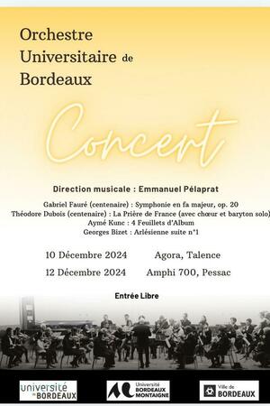 Concert de l'Orchestre Universitaire de Bordeaux