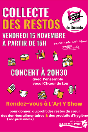 COLLECTE DES RESTOS & CONCERT