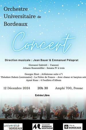 Concert de l'Orchestre Universitaire de Bordeaux