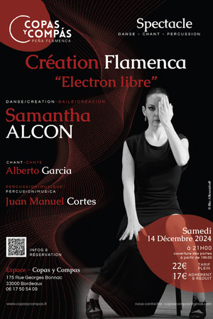 Création flamenca ''Electron libre'' de Samantha Alon