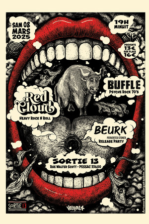 Beurk : Release Party + Red Cloud + Buffle