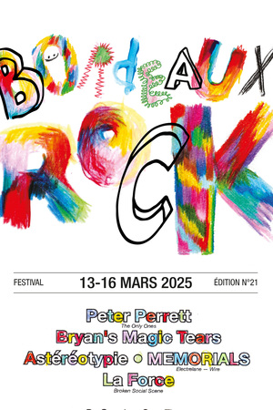 Festival Bordeaux Rock #21 - PETER PERRETT / MEMORIALS / ASTÉRÉOTYPIE / BRYAN'S MAGIC TEARS